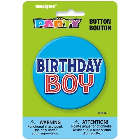 Button-Birthday Boy-1 pk