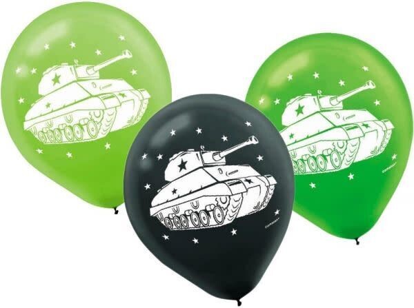 Balloons- Latex- Camouflage- 12&quot;