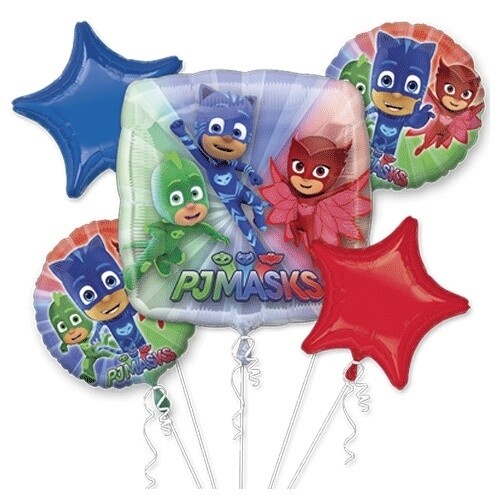 Foil Balloon- Pj Mask- 5pk