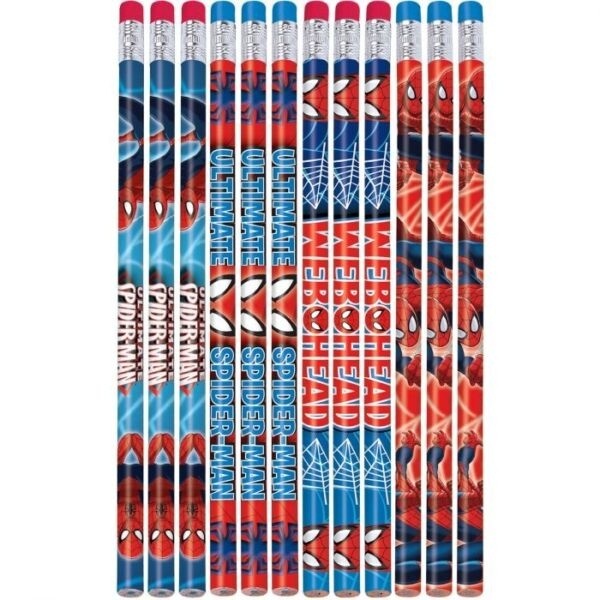 Pencils-Spider Man-12pk