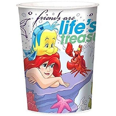 Plastic Cup-Little Mermaid Ariel-16oz