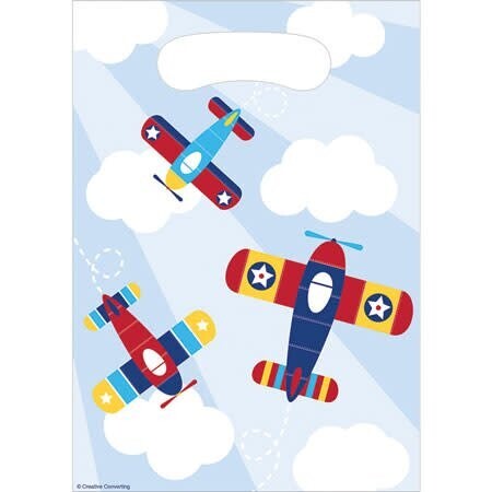 Loot Bags- Lil&#39; Flyer Airplane- 8pk