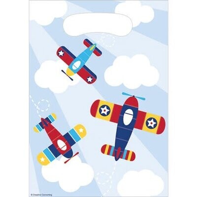 Loot Bags- Lil&#39; Flyer Airplane- 8pk