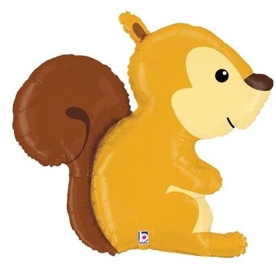 Foil Balloon-Supershape-Smiling Squirrel
