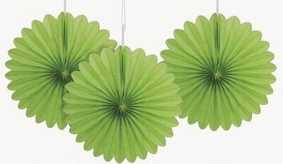 Paper Fan - Lime Green