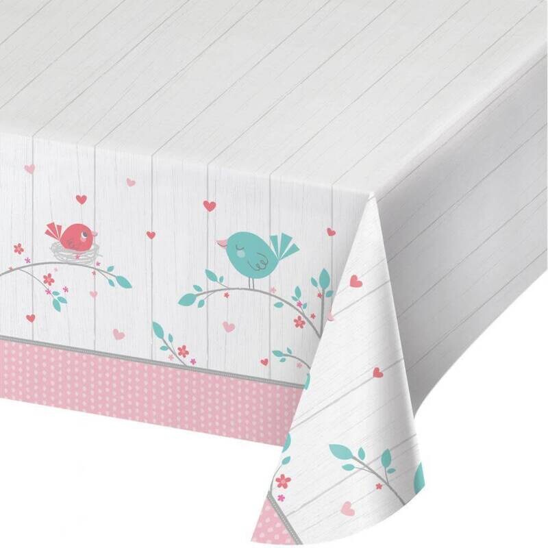 Tablecover - Hello Baby Girl AOP- 54&quot; x 102&quot;