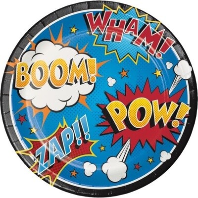Plates LN - Super Hero Slogans