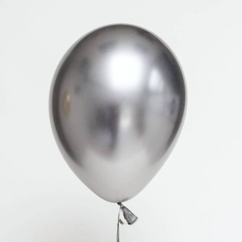 Chrome Balloons(Silver, Gold, Pink, Blue)&amp;Clear