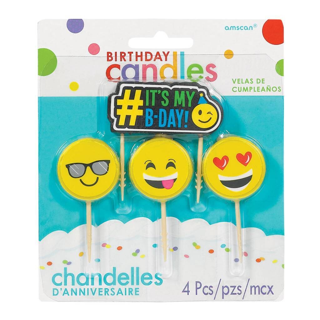 Candles- # IT&#39;S MY B-DAY!- 4Pcs