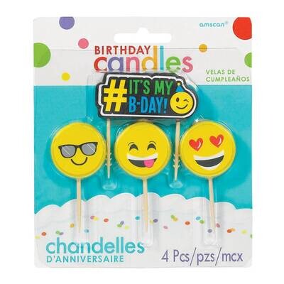 Candles- # IT&#39;S MY B-DAY!- 4Pcs