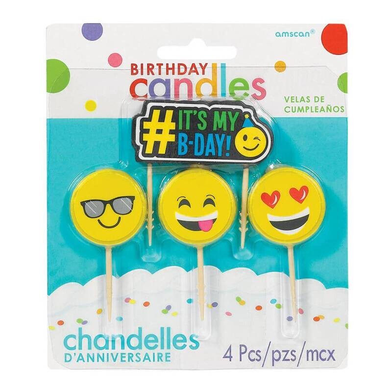 Candles- # IT&#39;S MY B-DAY!- 4Pcs