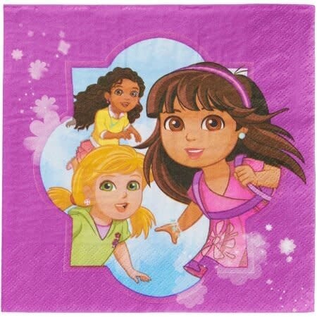 Luncheon Napkins-Dora &amp; Friends-16pk-2ply-Discontinued