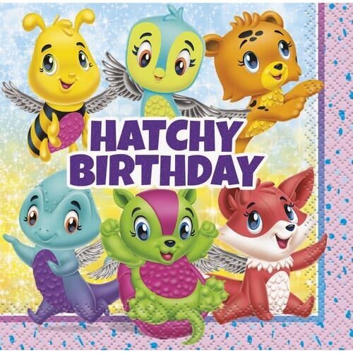 Beverage Napkins-Hatchy Birthday-16pk-2ply-Discontinued