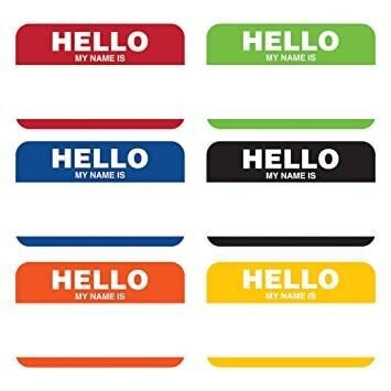 Name Tags - Hello My Name is