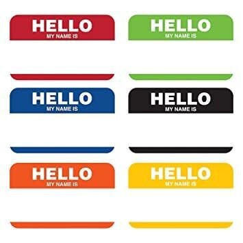 Name Tags - Hello My Name is