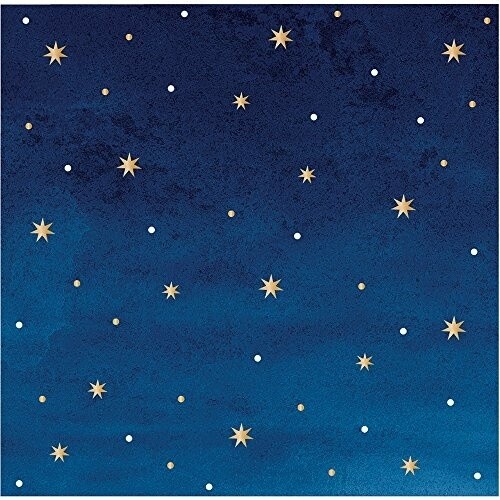 Beverage Napkins- Stars- 24pk-3ply