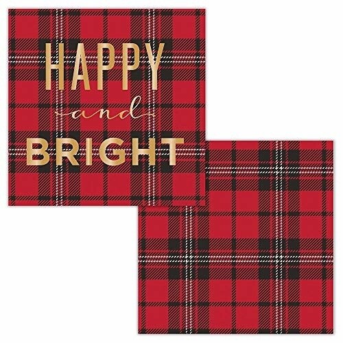 Beverage Napkins- Happy &amp; Bright- 24pk-3ply