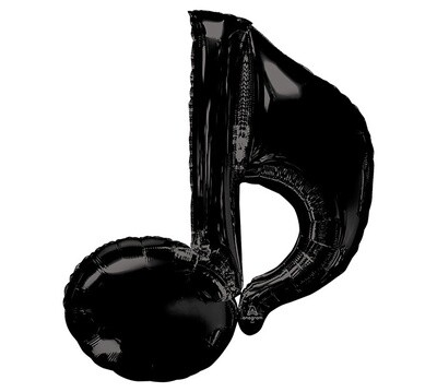 Foil Balloon- Musical Note- 29&quot; x 35&quot;