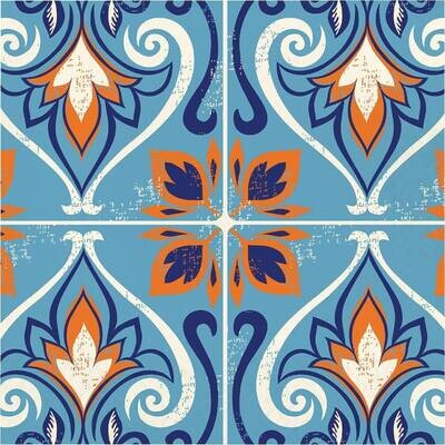 Luncheon Napkins- Moroccan Tile- 16pk-3ply