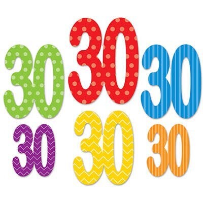Cutouts- 30th Birthday