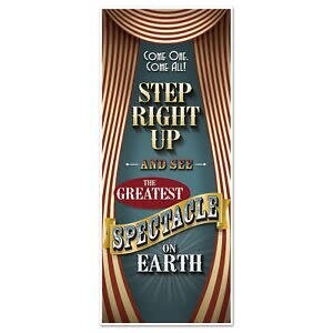 Door Cover - Vintage Circus