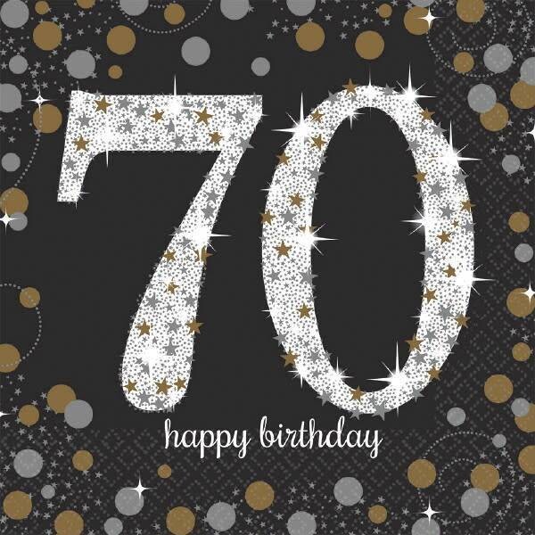 Luncheon Napkins- Sparkling Celebration 70