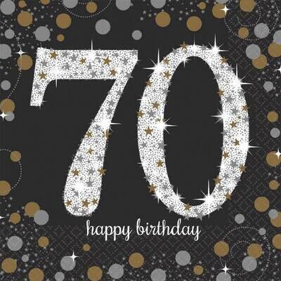 Luncheon Napkins- Sparkling Celebration 70