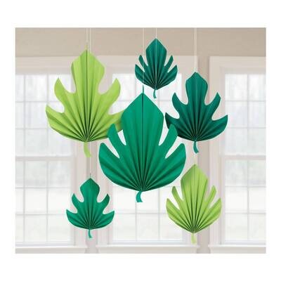 Paper Fan Decorations- Aloha