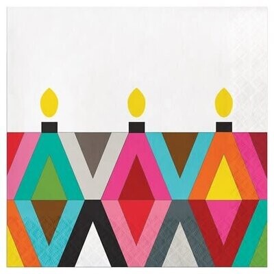 Luncheon Napkins-Viva Candles-20pk (3ply)