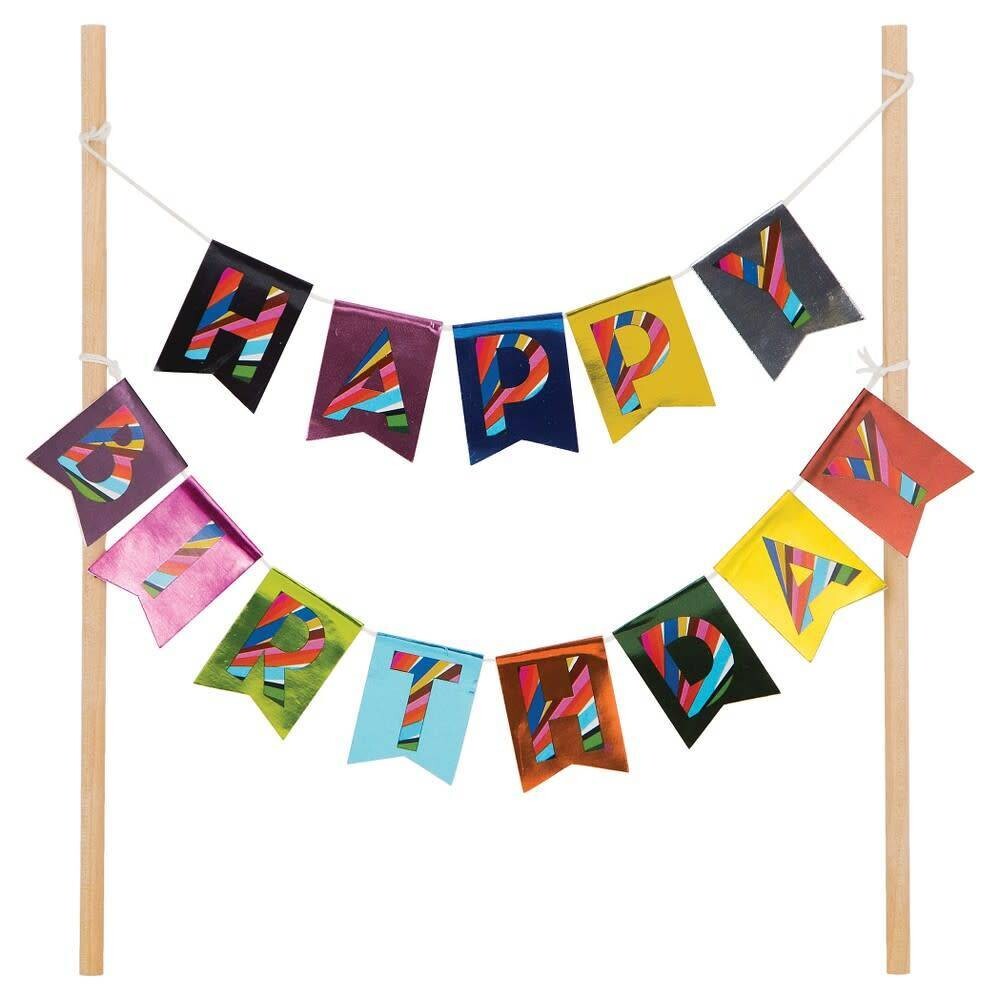 Cake Topper-Bunting Topper-Birthday Cake