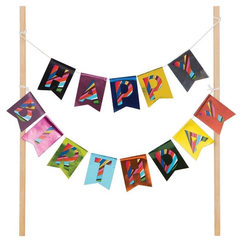 Cake Topper-Bunting Topper-Birthday Cake