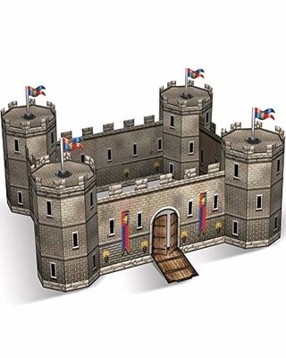 Centerpiece- Castle- 3-D-9&quot;