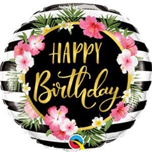 Foil Balloon- Happy Birthday- 18&quot;