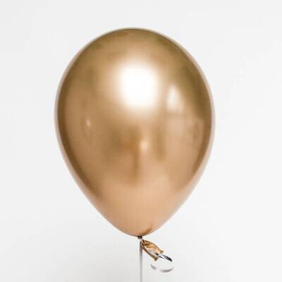 Latex Balloons - Chrome Gold - 11&quot;