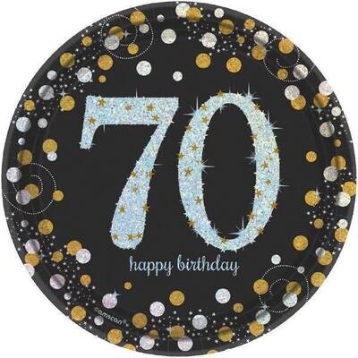 Beverage Plate- Sparkling celebration 70