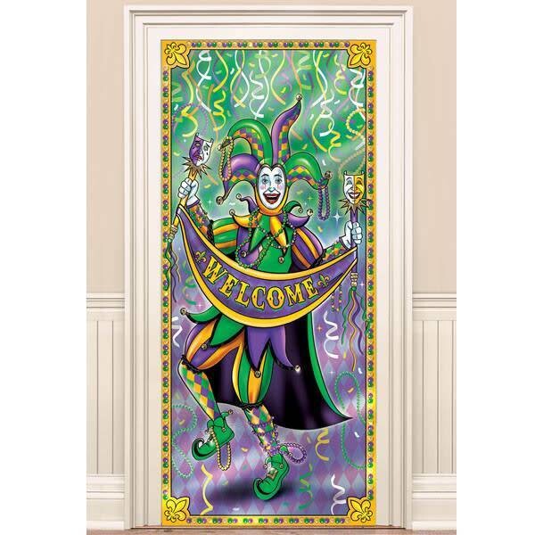Mardi Gras Door Curtain