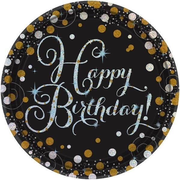 Plates Bev Sparkling Celebration