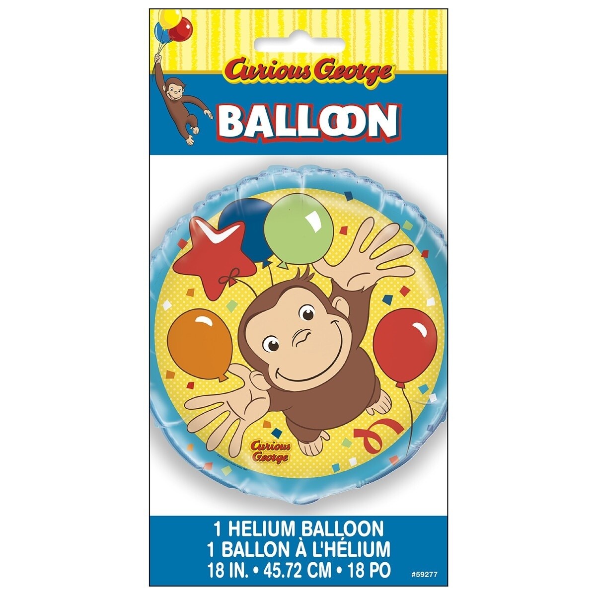 Foil Balloon-Curious George-18&quot;
