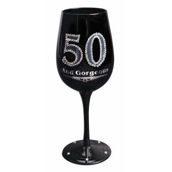 Wine Glass - 50 And Gorgeous