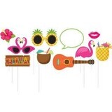 Photo Booth Props -  Luau - 10pcs