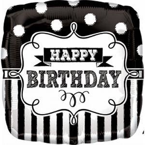 Foil Balloon- Happy Birthday- 18&quot;