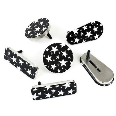 Metal Noise Maker- Black and white