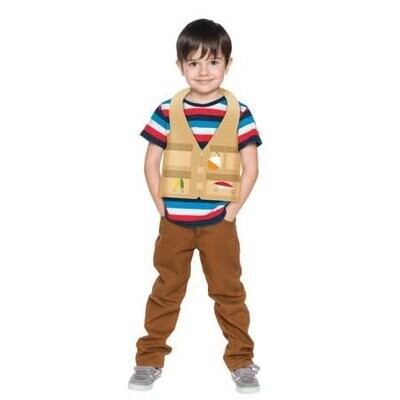 Party Vest- Camp Out- Plastic-4pk