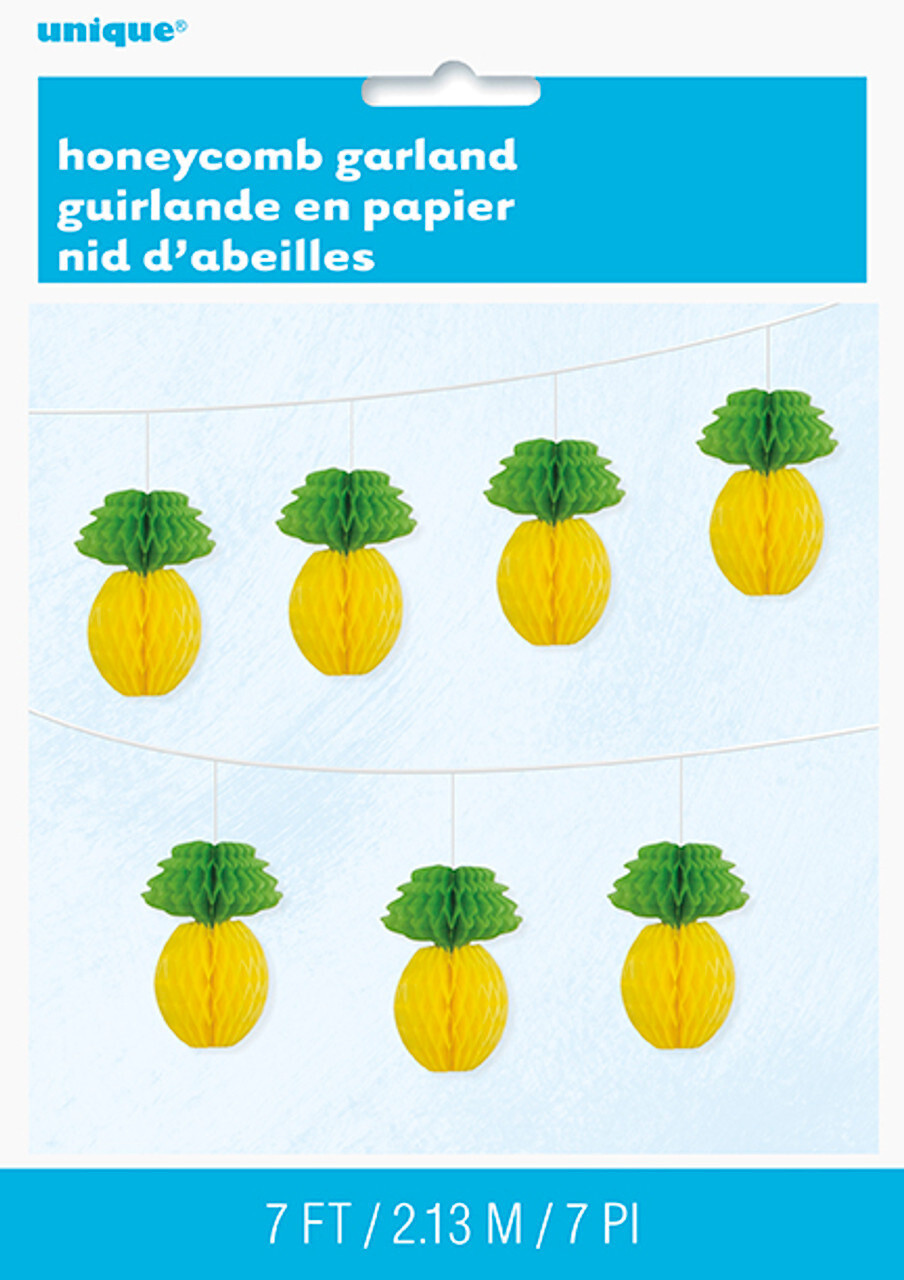 Honeycomb Garland- Pineapple- 7ft