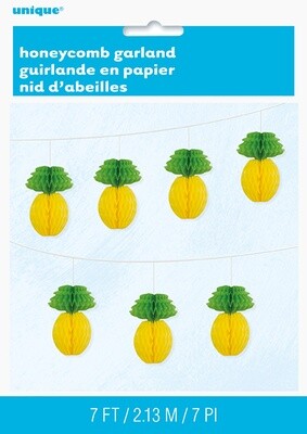 Honeycomb Garland- Pineapple- 7ft