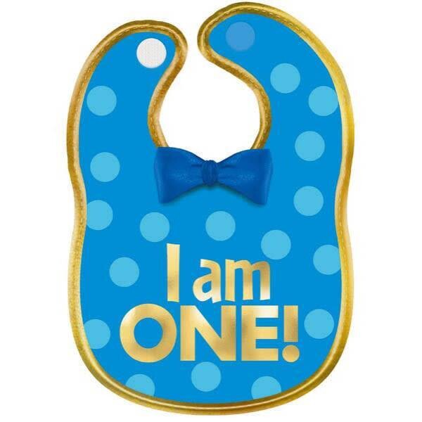 Fabric Bib - 1st Bday Boy