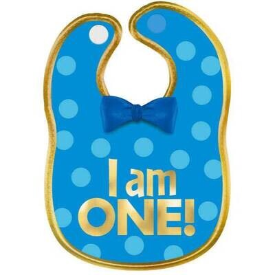 Fabric Bib - 1st Bday Boy