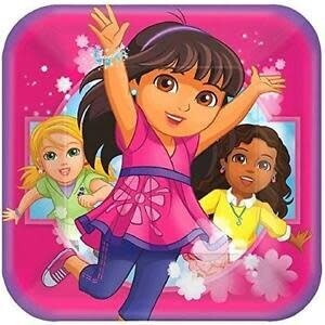 Luncheon Paper Plates-Dora and Friends-8pk-9&quot;