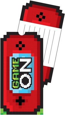 Invitations- Gaming Party- 8pk