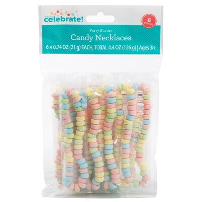 Party Favors- Candy Necklaces-8pk